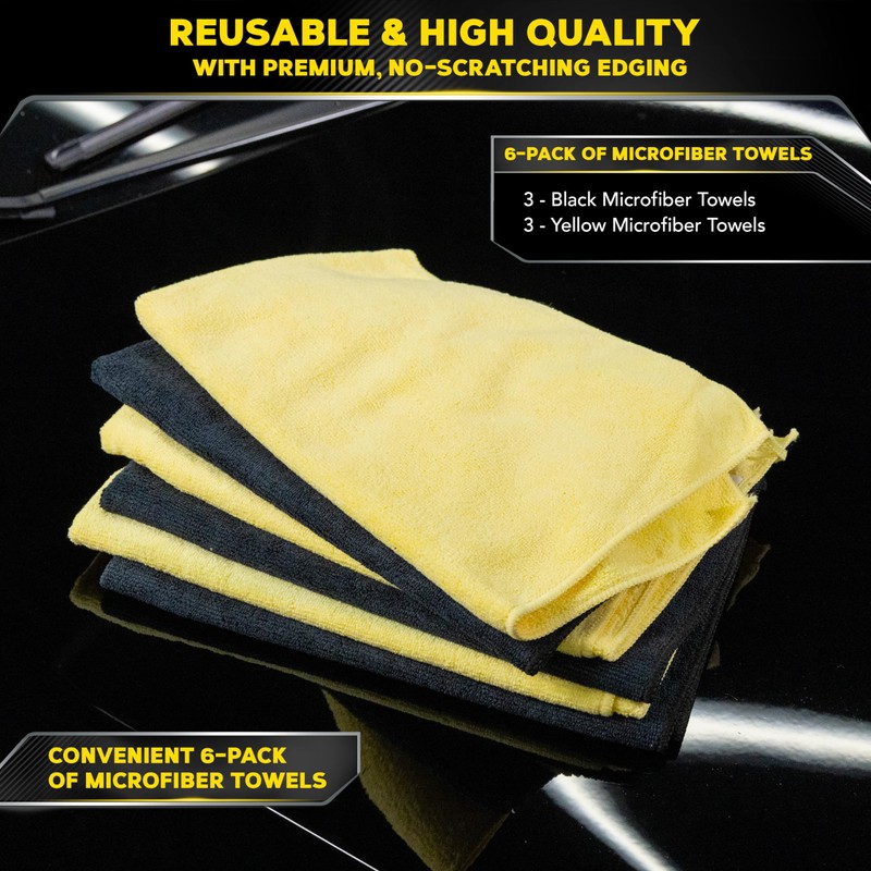 Meguiar's Supreme Shine Microfiber Towels for Cars, Ultra-Plush Car Microfiber