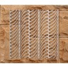 Lattice Panel with a Wave Decorative Design MDF Home &