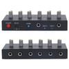 6 Channel Compact Audio Mixer Mono Stereo Switching 6 in