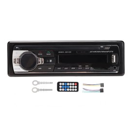 Car Radio Player, Car Stereo Receiver with LED Display, USB 2.0 Input Player, Bluetooth 4.0, Support Hands-free Calling, AUX Input, AM FM Radio Receiver