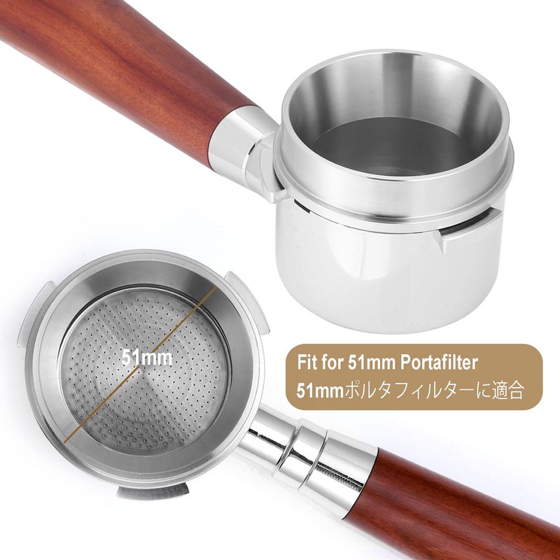 Coffee Dosing Ring, Espresso Dosing Funnel Stainless Steel Coffee Ring