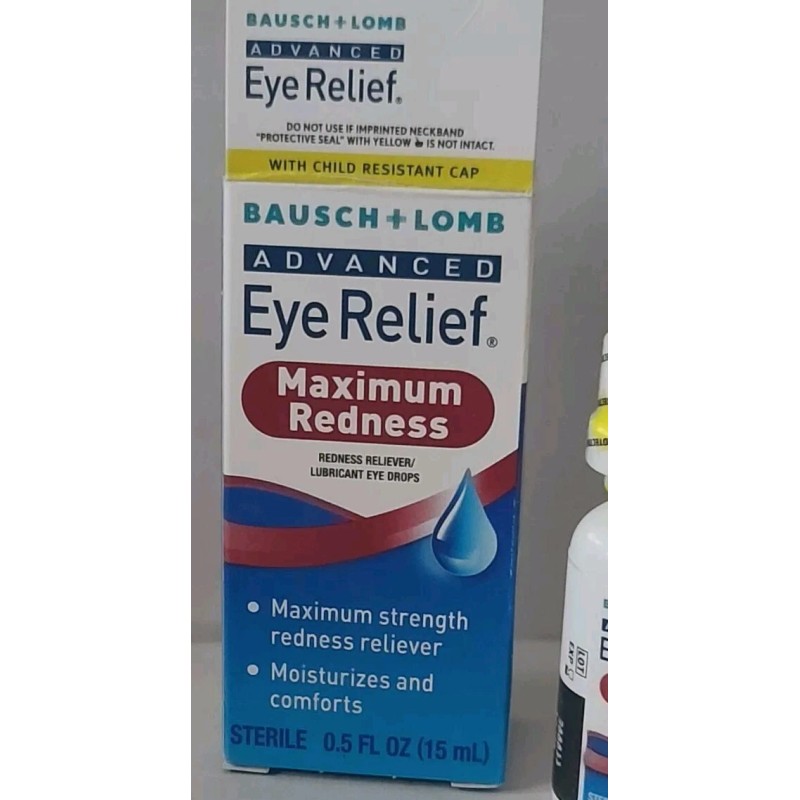Bausch & Lomb Advanced Eye Maximum Redness Reliver, 0.5 Fl