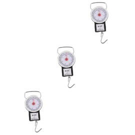 iplusmile 3pcs Luggage Scale Portable Handheld Spring Scale for Travel Accurate Weighing up to Compact Design Hook for Easy Use Accessory for Suitcases and Bags