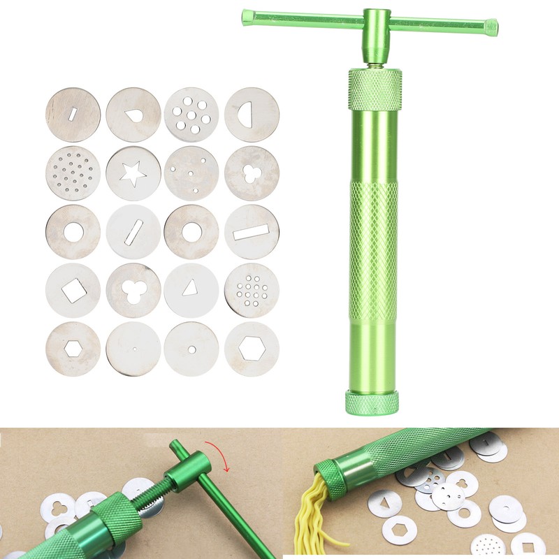 Clay Extruder Rotary Crowded Clay Mud Gun Stainless Steel Squeezer