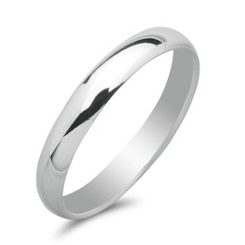 81stgeneration .925 Sterling Silver 3 mm Plain Band Engagement Wedding Thumb Toe Ring - J 1/2