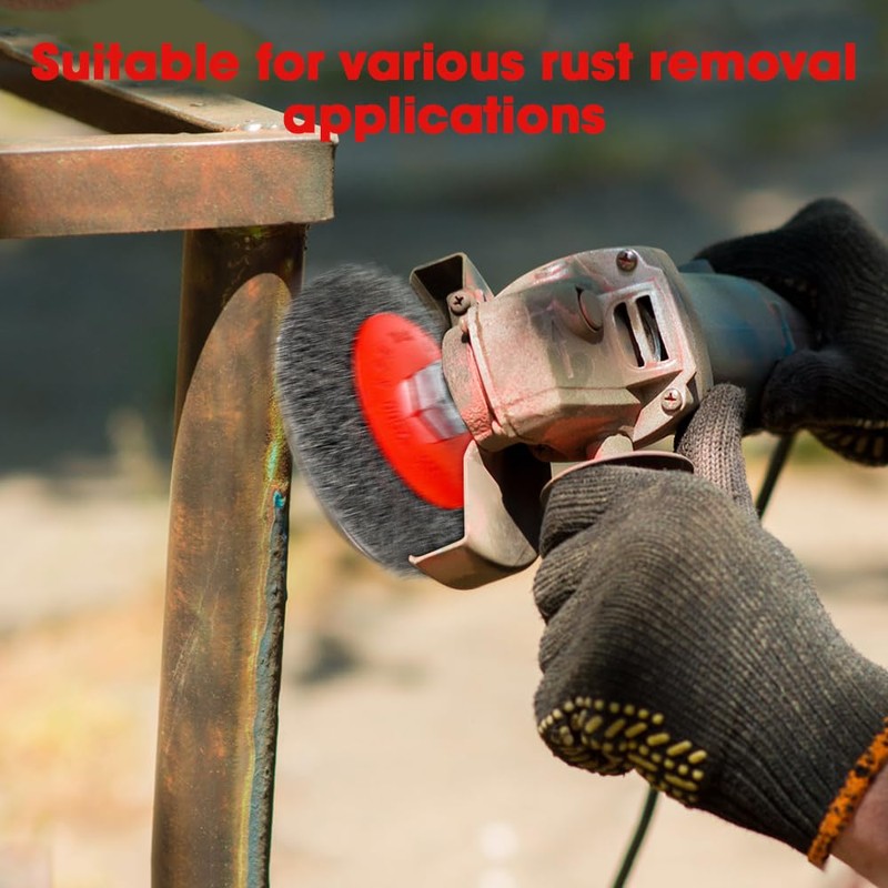 mizikuu 6 pieces wire brush angle grinder, M14 cup brush,