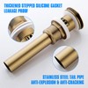 JONKEAN Bathroom Pop Up Drain with Overflow,Vanity Vessel Sink Drain