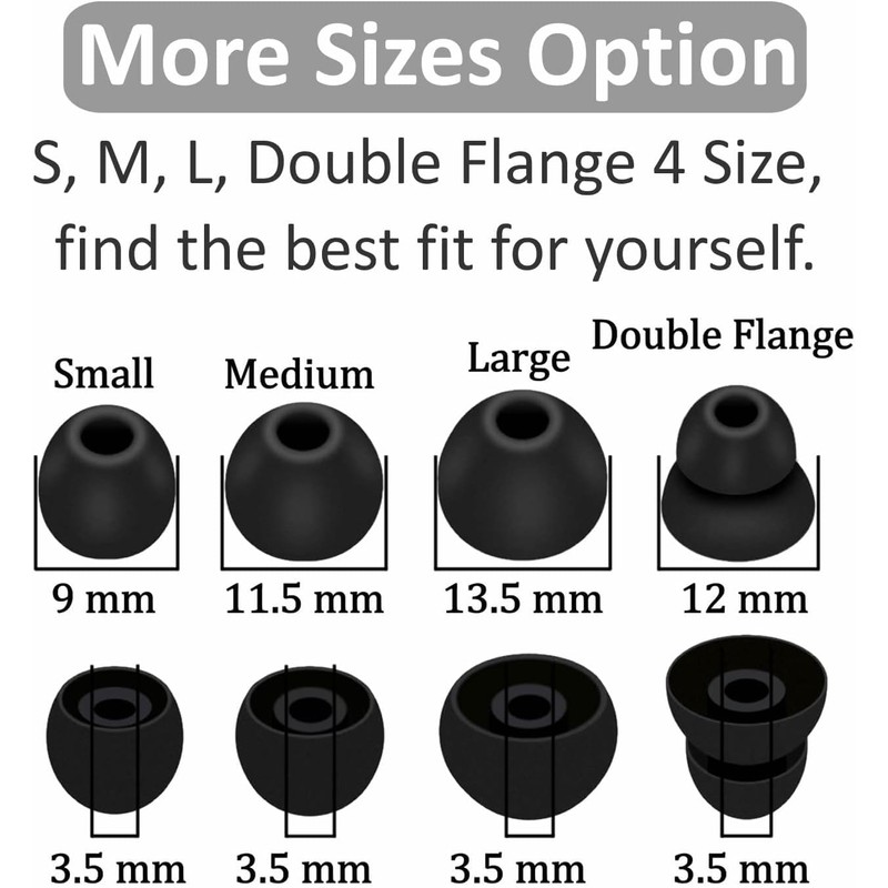 JNSA Replacement for Beats Flex Eartips Ear tip Ear Cap,