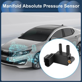 INFINAUTO Air Intake MAP Pressure Sensor, Manifold Absolute Pressure MAP Sensor for VOLVO C30 2007-2013, for VOLVO S40 2004-2012 Black 1 Pcs