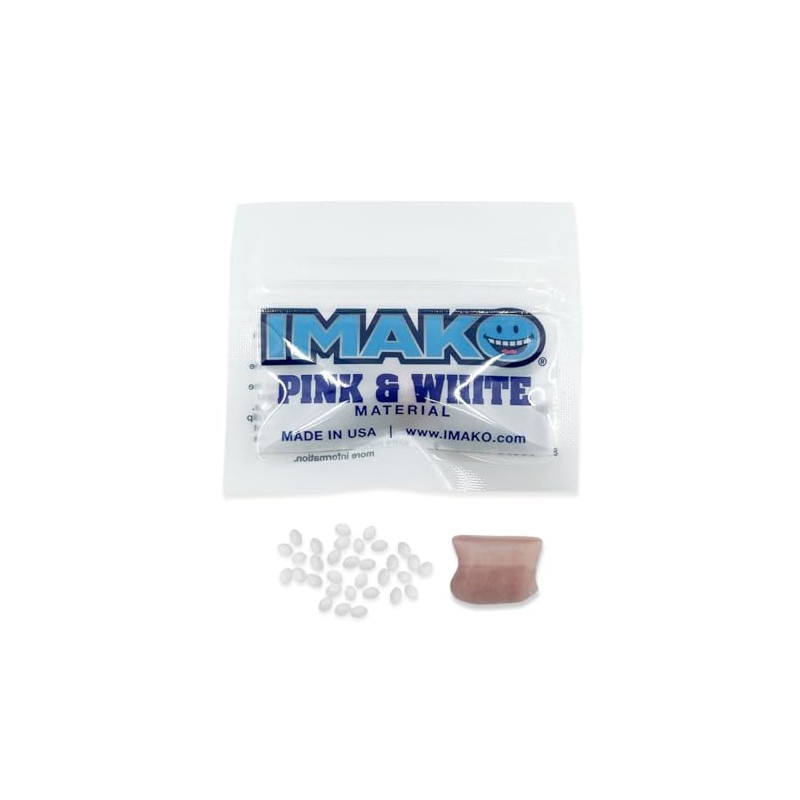 Imako Cosmetic Moldable Fitting Material (Pink & White) - 2