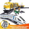 City Train Track, 40PCS Classic Train Rails Accessories, Railway Building
