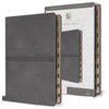 KJV Holy Bible, Large Print Medium format, Gray Faux Leather