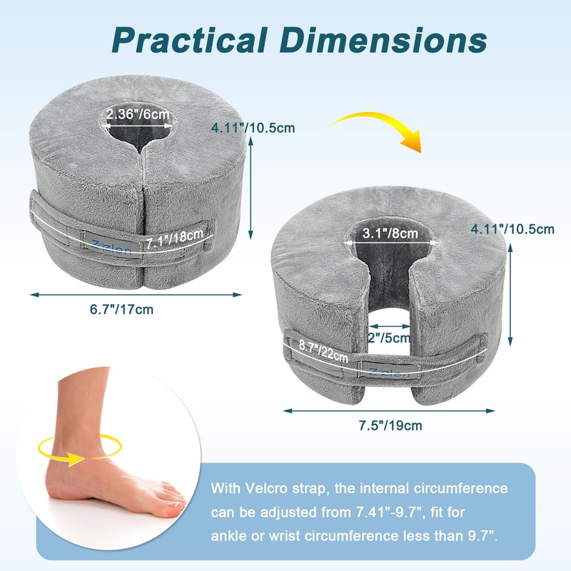 Foot Elevation Pillow Ankle Protector Support Elevated Foot Heel Pillow