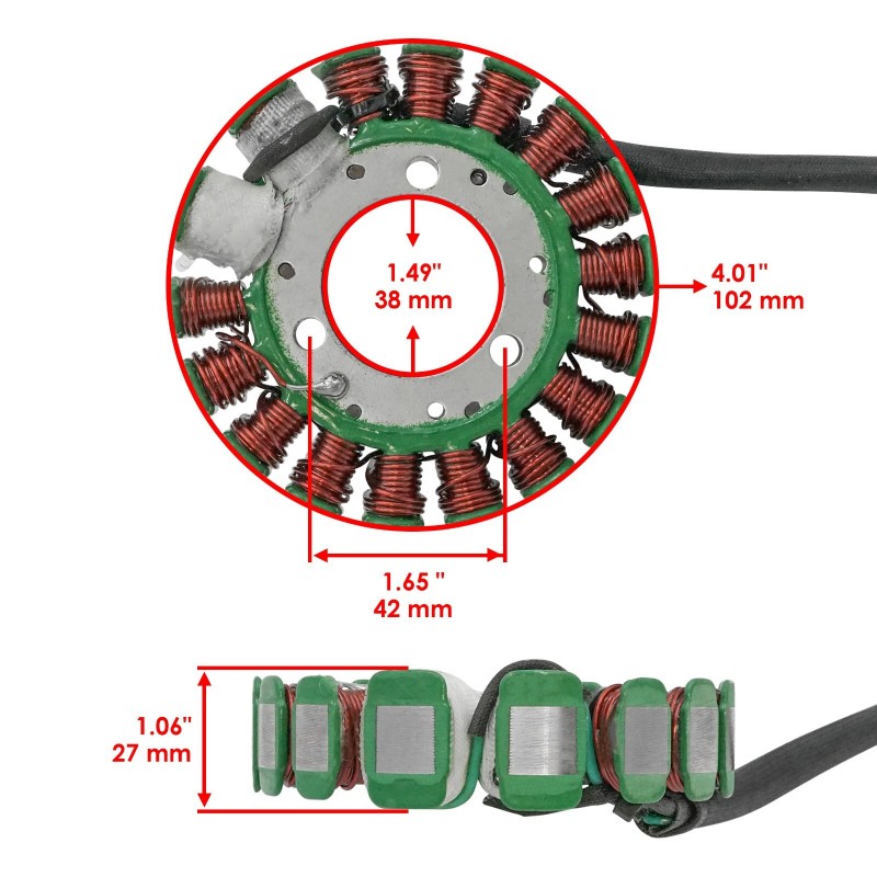For Honda Stator for Honda ATC350X 1985-1986 31120-Ha5-003 31120-Ha5-004