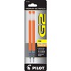 PILOT G2 Gel Ink Refills For Rolling Ball Pens, Fine Point, Orange Ink, 2-Pack (77256)