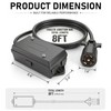 PKDOAX 8 Ft 7 Way Trailer Wiring Harness with Nylon