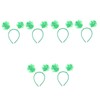 FOMIYES 3sets Decorative Patrick's Day Headband Shamrock and Leprechaun Party