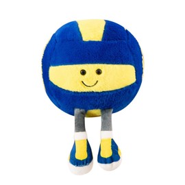 Xshelley12.6inch Volleyball Plush Toy,Soft Stuffed Volleyball Plushie Pillow Furry Playable Hugging Sport Plush Pillow,Room Sofa Bed Decor,Children's Birthday Gifts