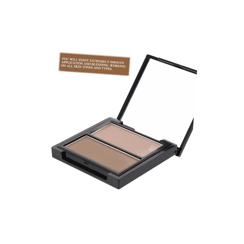 Clispeed Paleta Polvo Iluminador Contorno Colores Brillantes Sombra Facial Nasal