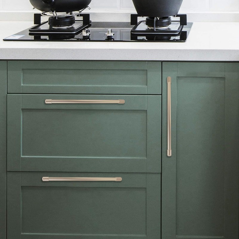 POVEFONK 6 Pack 10 inch Champagne Bronze Kitchen Cabinet Handles