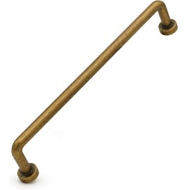MARGUERASW 6 Piece Antique Brass Kitchen Cabinet Handles - Bronze Kitchen Furniture Handle Hole Spacing 160 mm