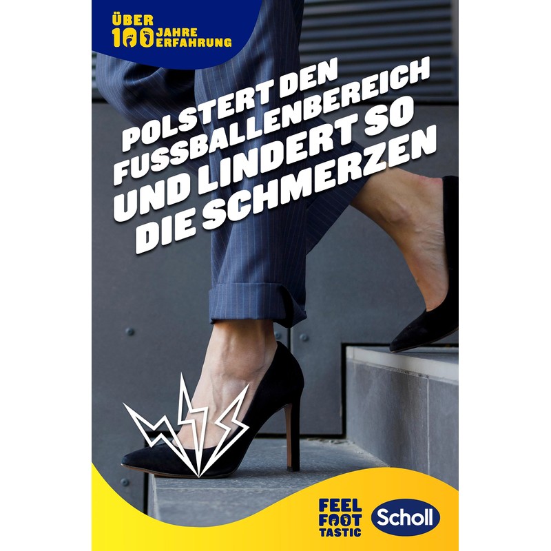 Scholl Party Feet Bunion Pads with Gel Active Technology 3050238