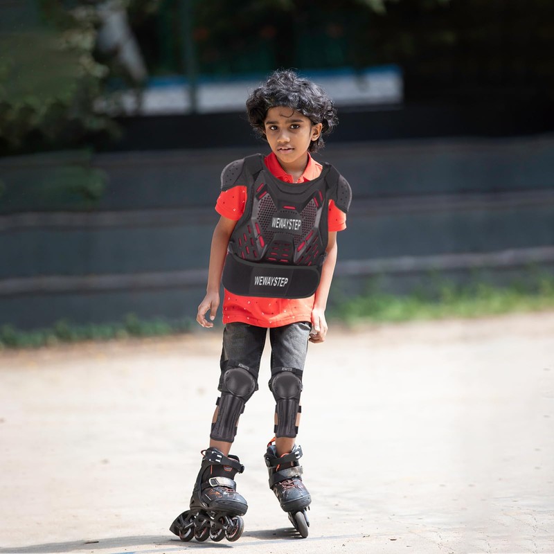 Kids' Dirt Bike Gear - Motorcycle Armor Vest with Chest,
