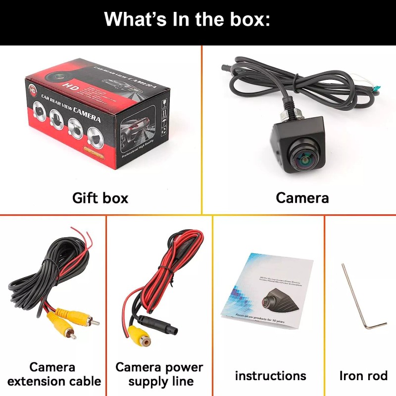 iPoster Car Rear View Backup Parking Camera Night Vision System