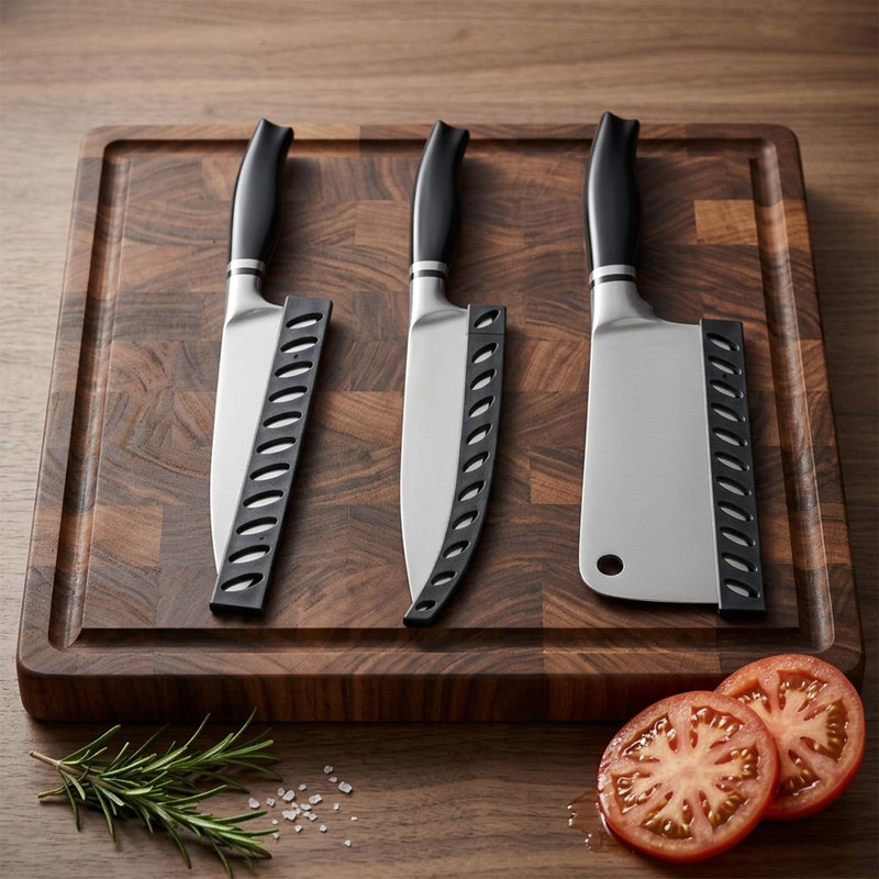20 Pack Safety Knife Cover Sleeves Knives Edge Guard Blade