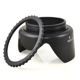55mm Tulip Flower Lens Hood for Nikon D3500 D7500 w/Nikkor AF-P 18-55mm Lens, Compatible for Sony FE 28-70mm f/3.5-5.6