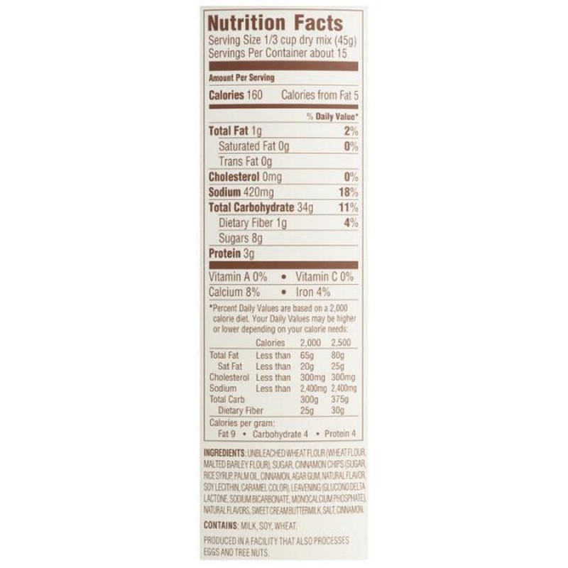 My Favorite Cinnamon Bun Pancake and Waffle Mix - 24