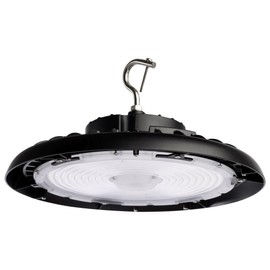 200W LED UFO Hi-Bay Light In Utilitarian Style-8.11 Inches Tall and 13.39 Inches Wide-5000 Color Temperature-Black Finis