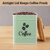 Airtight Coffee Canister - 40 oz Large Iron Sage Green