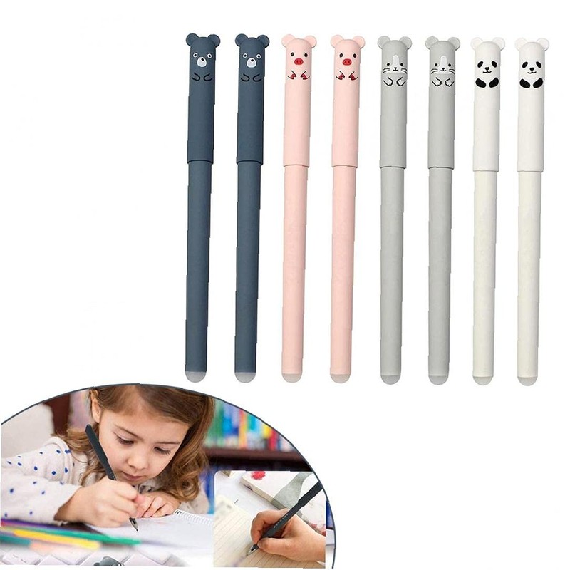 Gel Lápiz Set Rollerball Borrable Relabajos Lindo Dibujos animados Animal