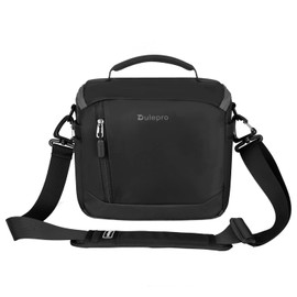 Camera Bag, Dulepro Camera Case Bag for DSLR/SLR/Mirrorless, Waterproof Anti-shock Camera Shoulder Bag with Two removable padded dividers, Portable Camera Crossbody Bags for Men/Women Photographers