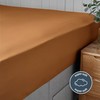 Silentnight Supersoft Terracotta Fitted Sheet - Cosy & Delicate Touch