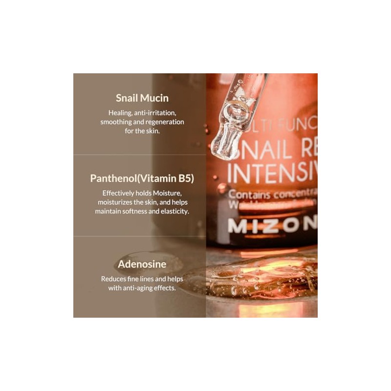 MIZON Snail Repair Intensive Ampoule - Anti Wrinkle - Multi