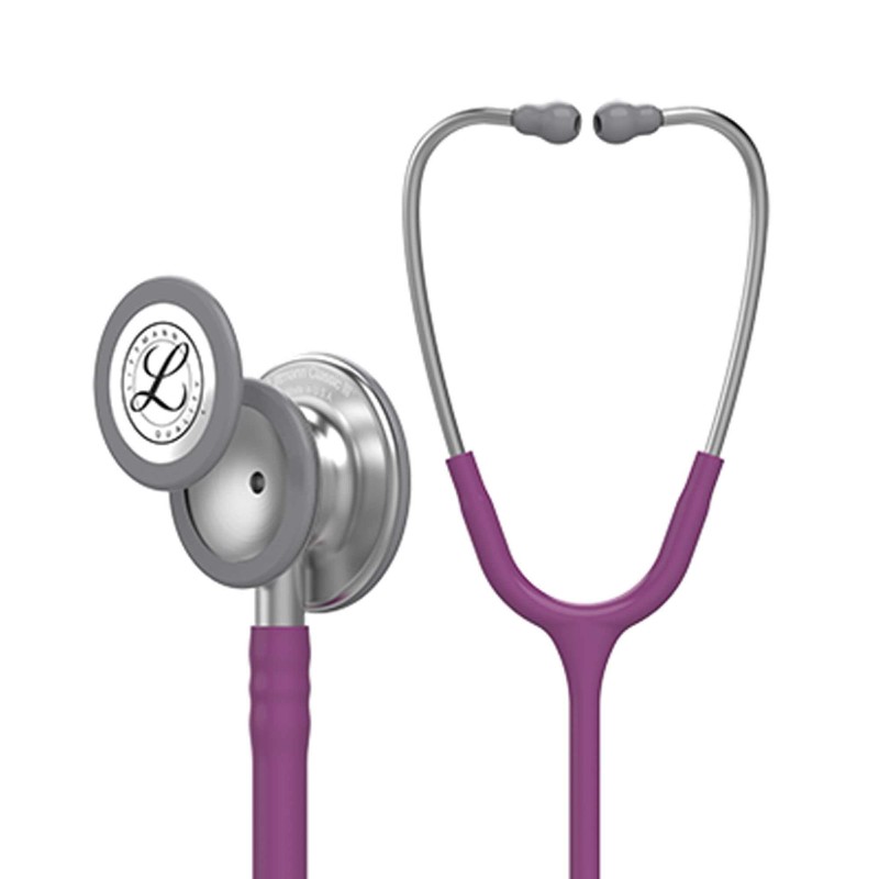 3M Littmann Estetoscopio Classic III, Manguera Color Ciruela, Acabado Standard,