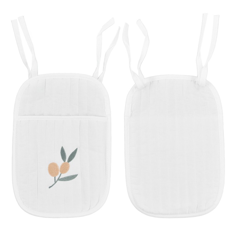 Crib Organizer Hanging Soft Comfortable Breathable Portable Storage Supplies for