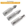 sourcing map 3pcs PZ1/PZ2/PZ3 Screwdriver Bit 1/4" Hex Shank 25mm/1"
