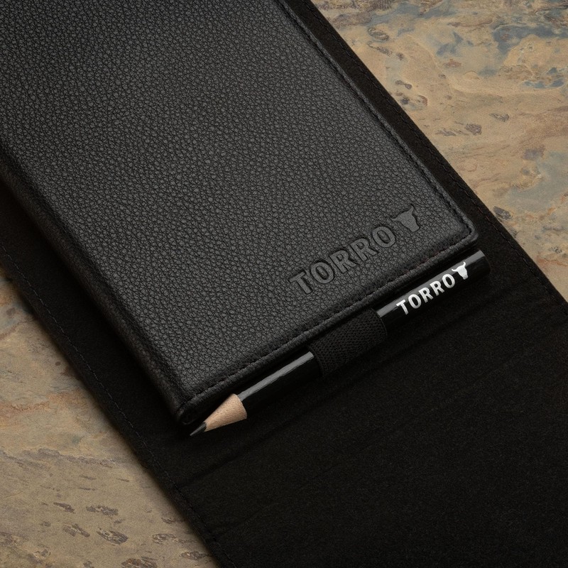 TORRO Golf Scorecard and Yardage Book Holder – Genuine Leather