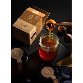 Garisar Premium Single Location Chestnut Honey | Pure Natural Honey Rich in Proline (over 600 ppm) | 9.87 Fl Oz (280 g) — (Pack of 2)
