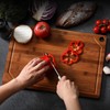 Hiware Wood Cutting Boards for Kitchen, Heavy Duty Bamboo Cutting