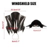 Windshield for NINJA500 SE 2024 2025, PSLER Windscreen Double Bubble