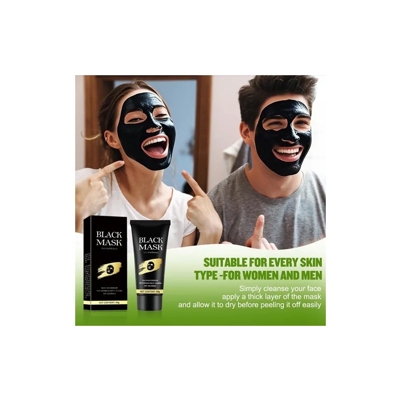 Mascarilla Negra Peel Off Elimina Poros Puntos Negros Acné F