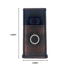 Coastal Video Doorbell Cover (Ring 2nd Generation Compatible) (Oiled Bronze)