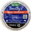 Timothy's Decaf Colombian Single Serve Cups for Keurig Brewers, 50
