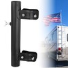 RV Ladder Mounted Flagpole Holder, Heavy Duty RV Flag Holder