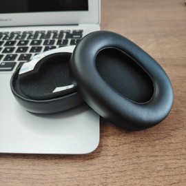 ACCOUTA Earpads+Headband Compatible with Jabra Elite 85H Wireless Headsets Ear Pads Replacement with Softer Protein Leather and Memory Foam