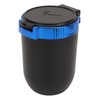 2Pcs Car Ashtray with LED Blue Light Portable Removable Car